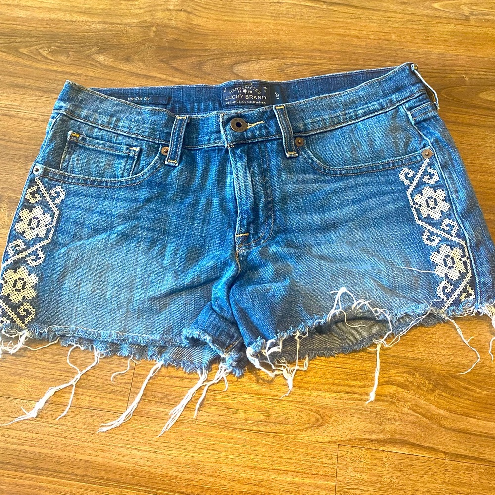 Lucky Brand Women’s The Cutoff denim shorts size 4